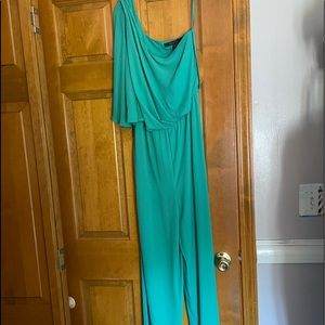BCBG one shoulder romper size 4 fits like 4.